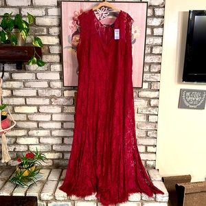 New with tags red formal dress prom or wedding
